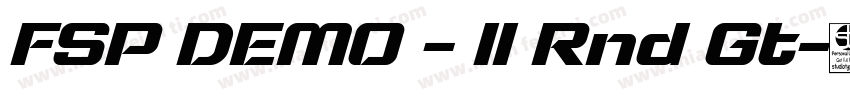 FSP DEMO - ll Rnd Gt字体转换